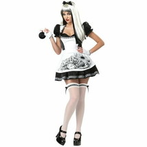 California Costume - Dark Alice Adult Costume - Size Medium 8-10 - Black/White - £26.46 GBP