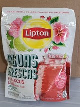 Lipton Aguas Frescas Horchata Jamaica YLimon 17oz ICED Herbal Tea Mix BB... - £9.99 GBP