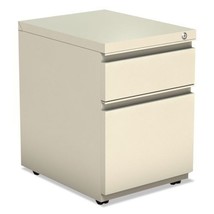 ALE Two-Drawer Metal Pedestal File with Full Length Pull, Putty - £149.28 GBP