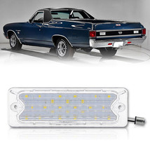 Clear White LED Tail Reverse Back Up Light Lens Each for 1969-72 Chevy El Camino - £26.23 GBP