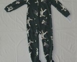 Carters Fleece Footed pajama Blanket Sleeper 7 8 10 14 Snowmonster Yeti ... - £22.19 GBP