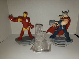 Disney Infinity 2.0 Marvel Avengers Series Thor/Iron Man/Crystal Lot of ... - £15.17 GBP