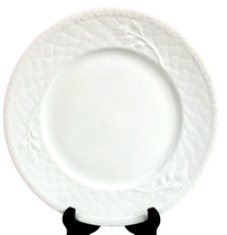 Royal Worcester Gourmet Embossed Salad Plates Vintage Porcelain 9&quot; - £4.80 GBP