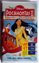 Disney POCAHONTAS ll 2 Journey To A New World Video VHS 1998 OOP Rare NE... - $24.18