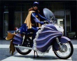 Yvonne Craig sits on her Batgirl motorbike Batman TV series 8x10 photo - £7.47 GBP