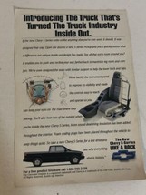 1993 Chevy S Series Truck Vintage Print Ad Advertisement pa16 - £7.11 GBP