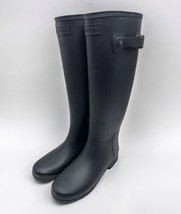 SH28 Hunter Rain Boots Women US 5 EUR 37 Black Waterproof Original Tall - £35.09 GBP