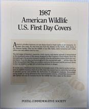 Mail Cover Info sheet 1987 - $9.85
