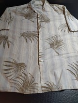 Vintage Caribbean Blues Hawaiian Shirt Button Up 100% Cotton Men&#39;s XLarge - £9.44 GBP