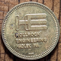 Hadley, Massachusetts MA Hollrock Engineering  Amusement Arcade Game Token - $4.24