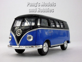 VW T1 (Type 2) Bus 1/32 Scale Diecast &amp; Plastic Model  - Black - Blue - £10.26 GBP