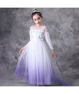 New 2020 Elsa Snow Queen Costume Cosplay Dress Outfit Party Girls Dress up - £18.86 GBP