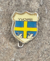 Yvoire France European Crest Medieval Village Travel Vintage Souvenir La... - $14.99