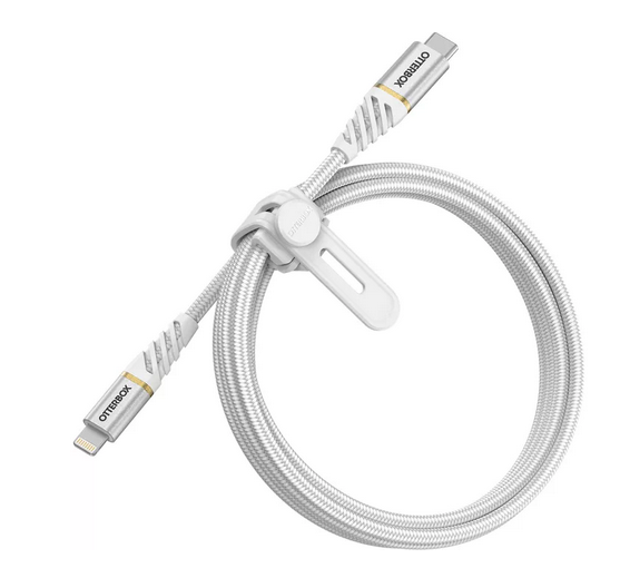 OtterBox Premium Fast Charge Cable, 1M - Lightning to USB-C MFi-Certified - $9.79