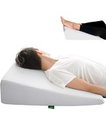 Cushy Form Bed Wedge Pillow for Sleeping Memory Foam 7.5 inch ~NEW~ - £43.15 GBP