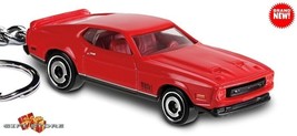 Rare Key Chain 1971~73 Red Ford Mustang Mach 1 Ram Air 351 Custom Ltd Great Gift - £35.16 GBP