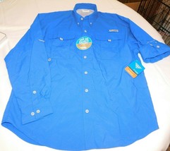 Columbia Sportswear Company Omni Shade 50 UPF L large Mens long sleeve shirt NWT - £37.02 GBP
