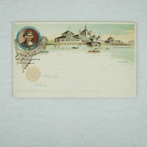 Antique 1893 Worlds Fair Columbian Exposition Post Card Fisheries Building RARE - £31.96 GBP