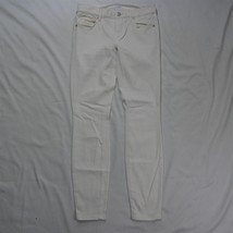 LOFT 25 / 0 Legging Skinny Ivory White Stretch Denim Womens Jeans - $13.99