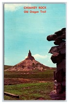 Chimney Rock Old Oregon Trail Scotts Bluff Nebraska NE UNP Chrome Postcard O17 - £1.51 GBP