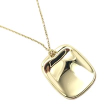 Authenticity Guarantee 
Tiffany &amp; Co 18k Yellow Gold Rectangle Concave D... - $2,250.00