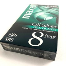Maxwell Video Tape VHS Blank GX-Silver High Quality T-160 8 hour  - $7.70