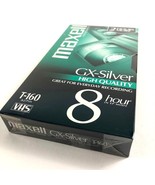 Maxwell Video Tape VHS Blank GX-Silver High Quality T-160 8 hour  - £6.03 GBP