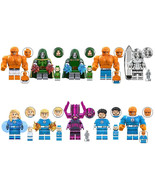 10Pcs Fantastic Four Minifigures Female Silver Surfer Human Torch Mini B... - $34.44 CAD