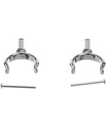 Seachoice Top-Mount Rowlock Horns Set, Chrome-Plated Zinc, Includes 2 Ro... - $37.33 CAD