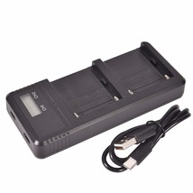 DSTE Replacement for Rapid Dual LCD Battery Charger Compatible Sony NP-F550 NP-F - £19.65 GBP