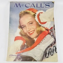 McCalls Magazine January 1946 News For Women Homemaking Style Beauty MCM Ads - £24.88 GBP