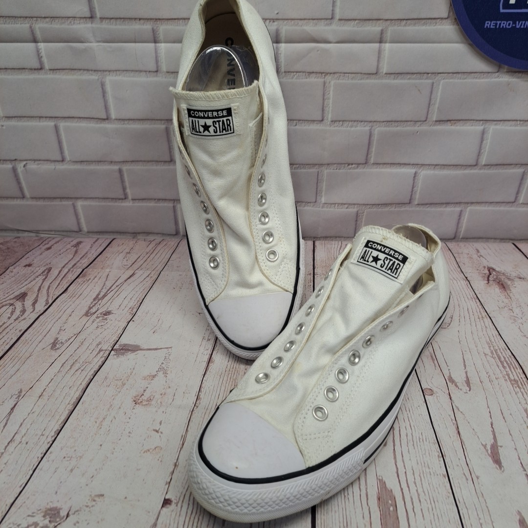CONVERSE Chuck Taylor All Star Slip On Men&#39;s 12 Laceless Ortholite Insole - $19.25