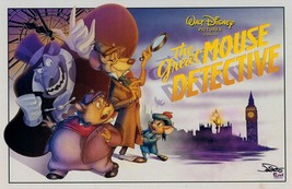 Jon Pinto SIGNED Movie Art Print ~ The Great Mouse Detective / Disney An... - £27.24 GBP