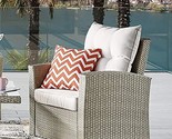 Bolton Furniture Canaan All-Weather Wicker Outdoor Armchair With Cushion... - $429.99