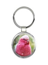 Pink Parakeet : Gift Keychain Bird Animal Watcher Exotic Colorful - £6.38 GBP