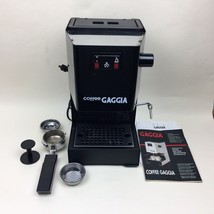 Gaggia Model Coffee Espresso Machine Black *Missing Turbo Frother* Tested Works - £231.81 GBP
