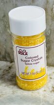 Viola Yellow Sugar Colored Sugar Crystal: 1.94oz/55g - $6.81