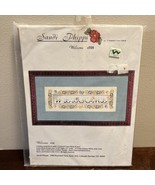 Sandi Phipps Counted Cross Stitch Kit WELOME With Flowers And Butterflie... - £9.17 GBP