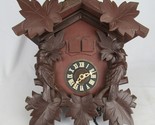 VINTAGE cuckoo clock GERMANY Black Forest EMPEROR WALTZ double door musical - £196.58 GBP