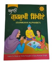 Aao Gurmukhi Sikhiay Learn Punjabi Alphabet building 1st Book Sikh Kaida MQ New - £15.25 GBP