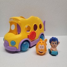 2012 Bubble Guppies Swim Sational School Bus - Rolling Figure Gil &amp; Mr G... - £27.79 GBP