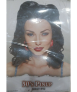 50&#39;s Pinup Adult Wig Black  Brand New-SHIPS N 24 HOURS - £67.78 GBP