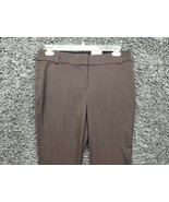 NWOT Maurices Pants Women 9 / 10 Short Brown Polished Boot High Rise Str... - £13.98 GBP