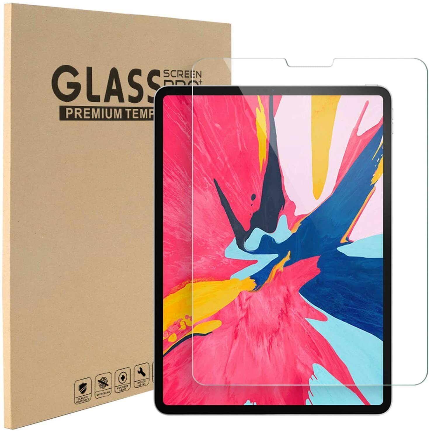 Primary image for For Apple iPad Pro 11 12.9 iPad 10.2 Tempered Glass Full Cover Screen Protector