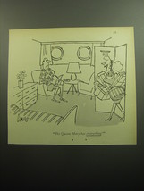 1958 Cartoon by Claude Smith - The Queen Mary has everything - £14.77 GBP