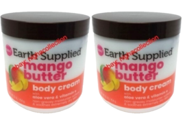 ( Lot 2 ) Earth Supplied Mango Butter Body Creams w/ Aloe &amp; Vit E Brand New - $89.09