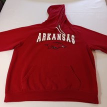 Stadium Athletics Arkansas Razorbacks Mens Red Cotton Blend Hoodie Sweatshirt XL image 9