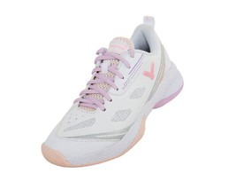 Victor A610F III Badminton Shoes Women&#39;s Indoor Shoes Volleyball Pearly White - £121.80 GBP
