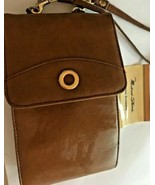 Vintage Michael Stevens Travel Purse Handbag Shoulder Compartments   SKU... - $6.88