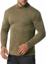 Mens Fashion Classic Turtleneck Sweater Warm Long Sleeve Slim Pullover - £15.03 GBP